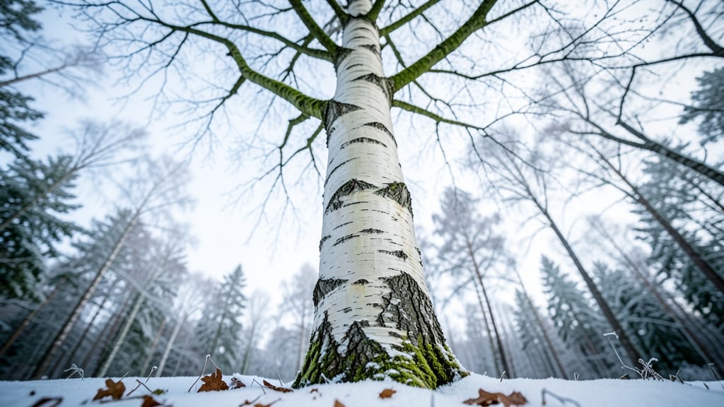 Paper Birch White Bark Tree