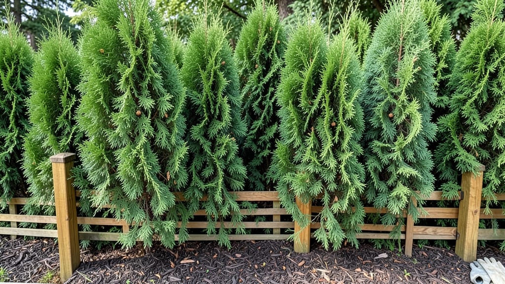 Cedar Tree Privacy Fence: Evergreen Screen That Blocks Noise and Wind