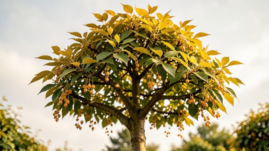 Golden Raindrop Mulberry Tree (Dwarf)