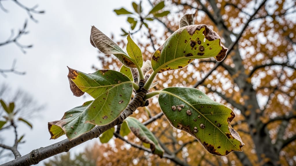 Curling and Distorted Leaf Edges