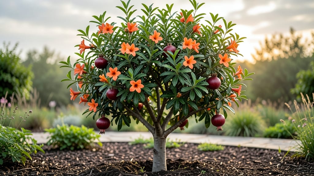 Russian Pomegranate Tree Size: Mature Heights by Variety and Growth Habits
