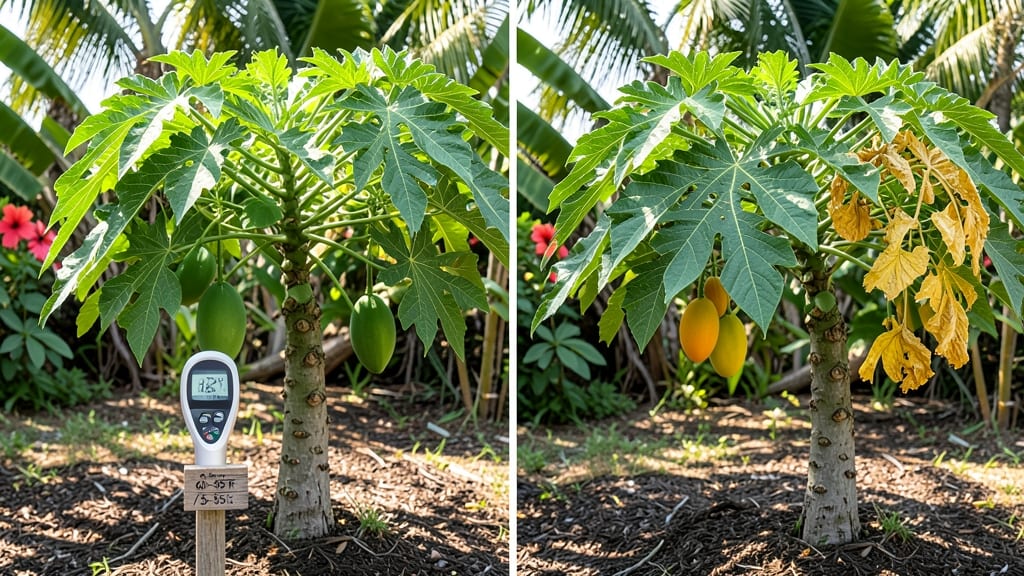 Papaya Trees' Temperature Tolerance: Chill-Resistant Zones and Survival Tips
