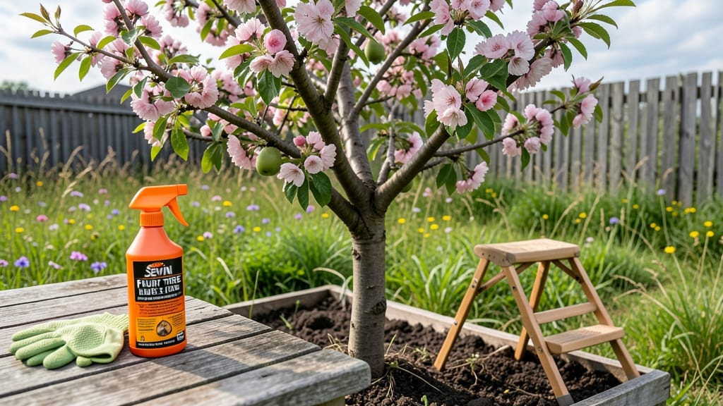 Sevin Fruit Tree Spray: Organic Blight Defense for Heavy Harvests