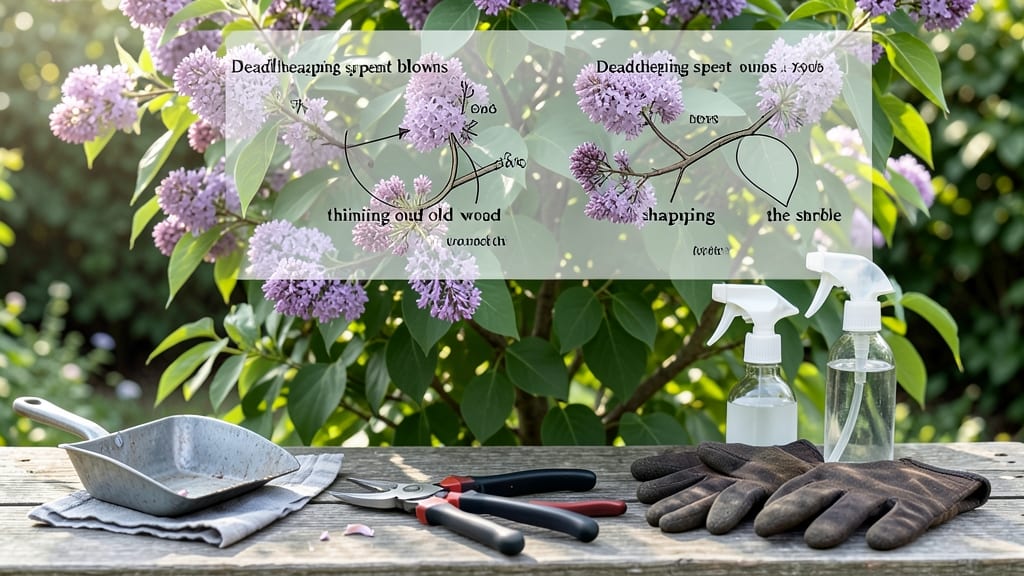 Lilac Tree Pruning Diagram: Step-by-Step Cuts for Year-Round Bloom Revival