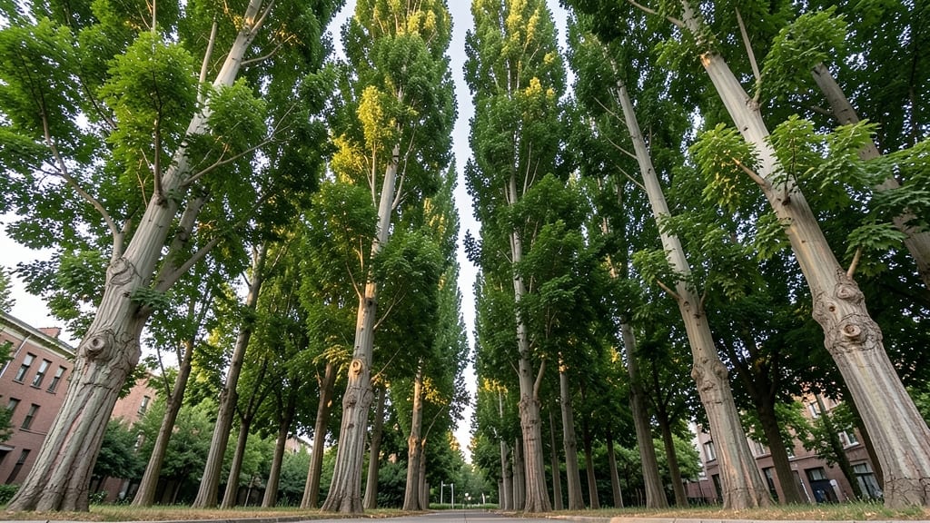 Lombardy Poplar Trees