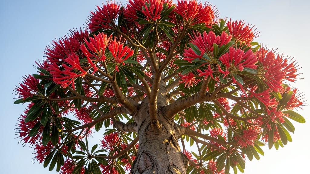 Royal Poinciana: Bold Purple Flame Display