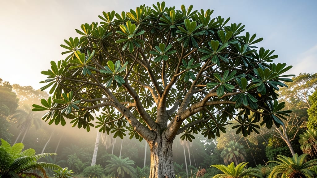 Southern Magnolia with Glossy Leaves