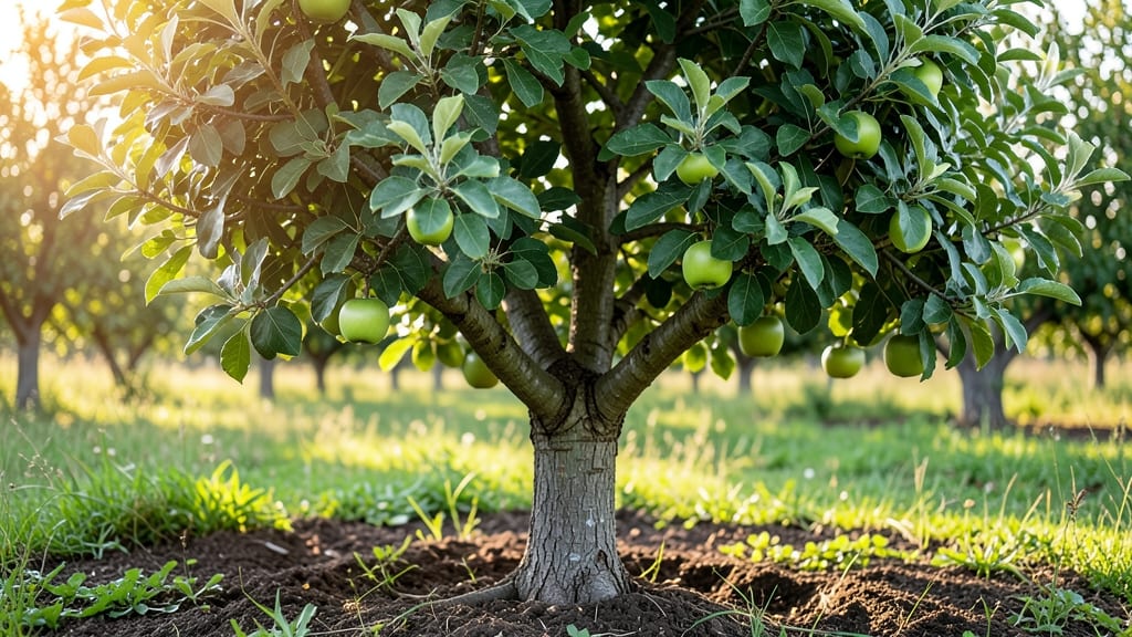 Granny Smith Apple Tree Leaves: Pest-Repellent Mulch for Organic Orchards