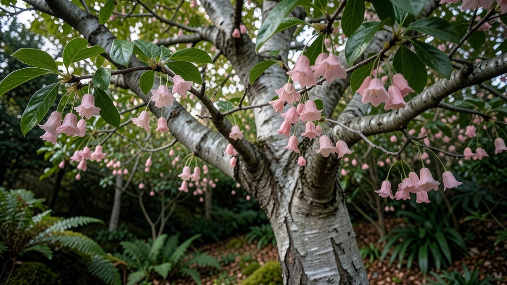 Japanese Snowbell Tree's Delicate Flowers