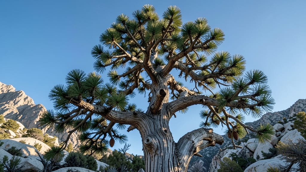 Bristlecone Pine Tiny Needles and Ancient Growth
