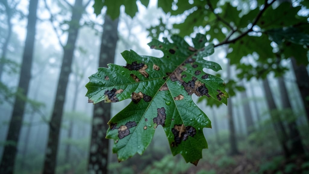 Anthracnose on Oak Trees
