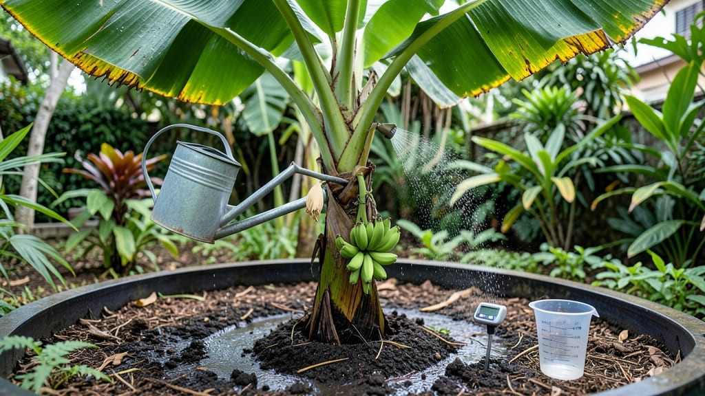 How Much Water Does a Banana Tree Need Per Day: Science-Backed Schedule for Thriving Growth