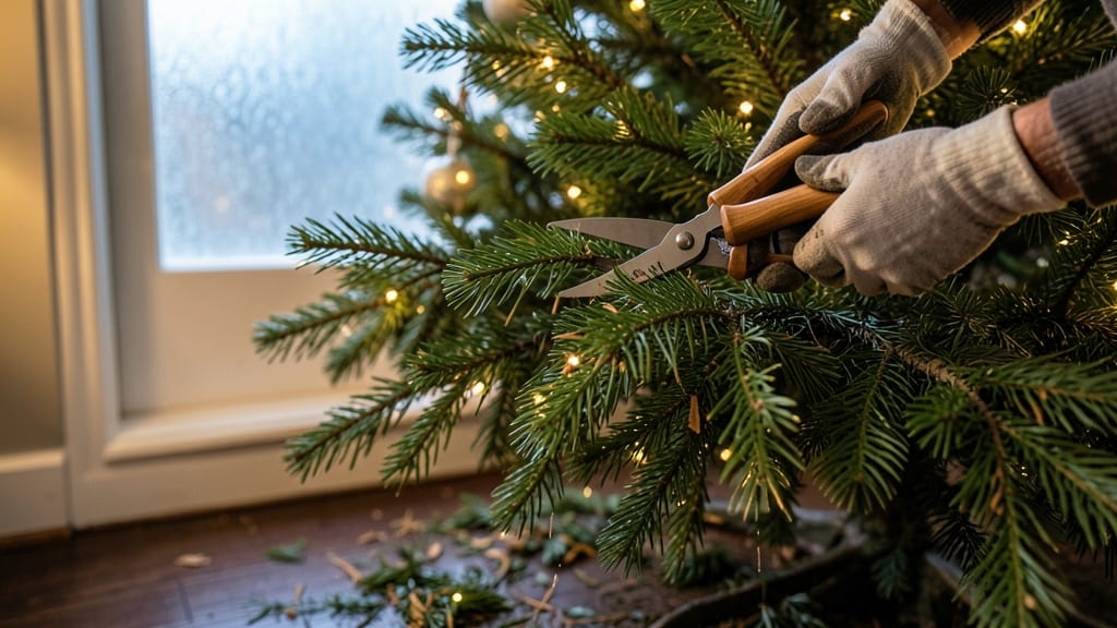 Branch Thinning for Fresh Cut Trees