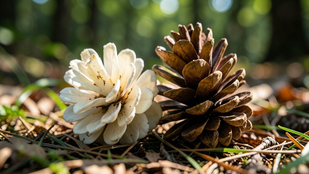 Pinecone Seed Pods with Scaly Bracts