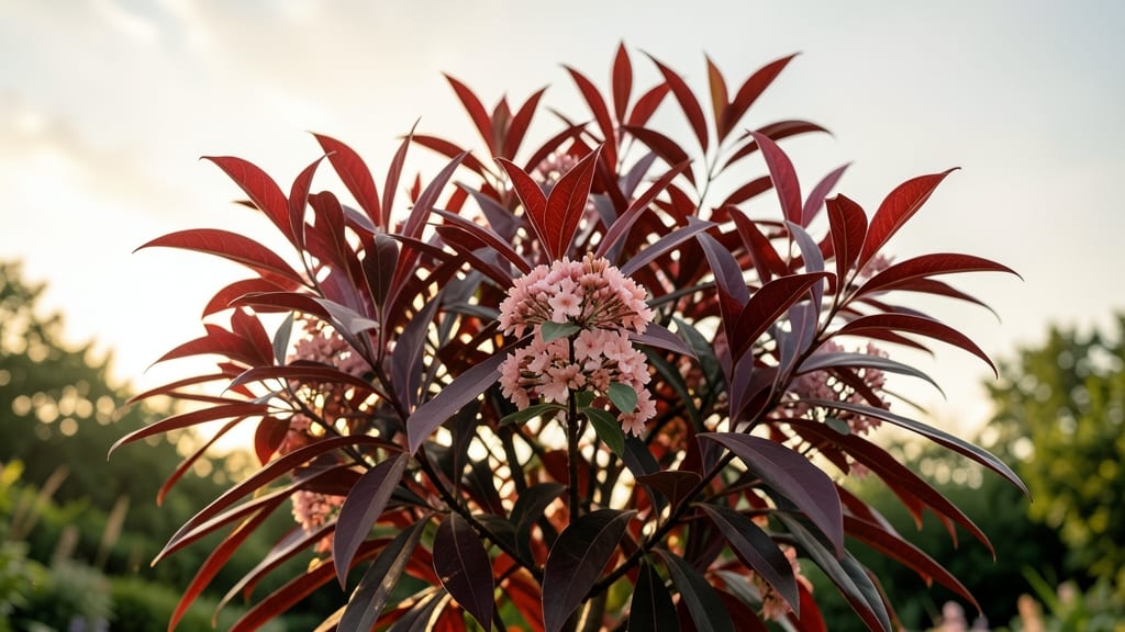 Tree Heart Shaped Leaves Pink Flowers: Romantic Shade Trees for Garden Weddings