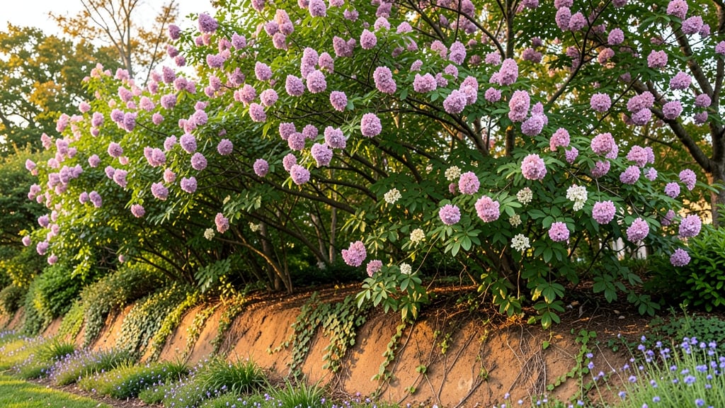 Flowering Tree Berm with Seasonal Color