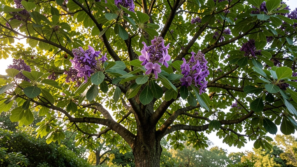 Catalpa Tree with Heart-Shaped Leaves