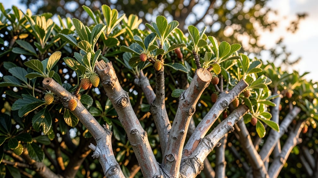 Pollarding Strawberry Tree Hedge