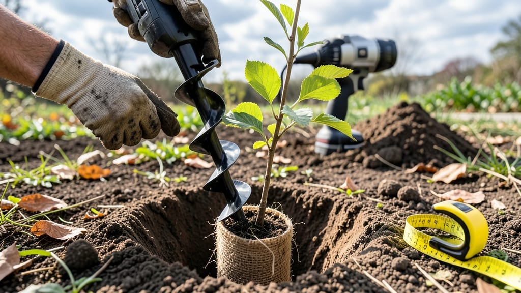 Tree Planting Auger for Drill: Precision Planting in Minutes Without Digging
