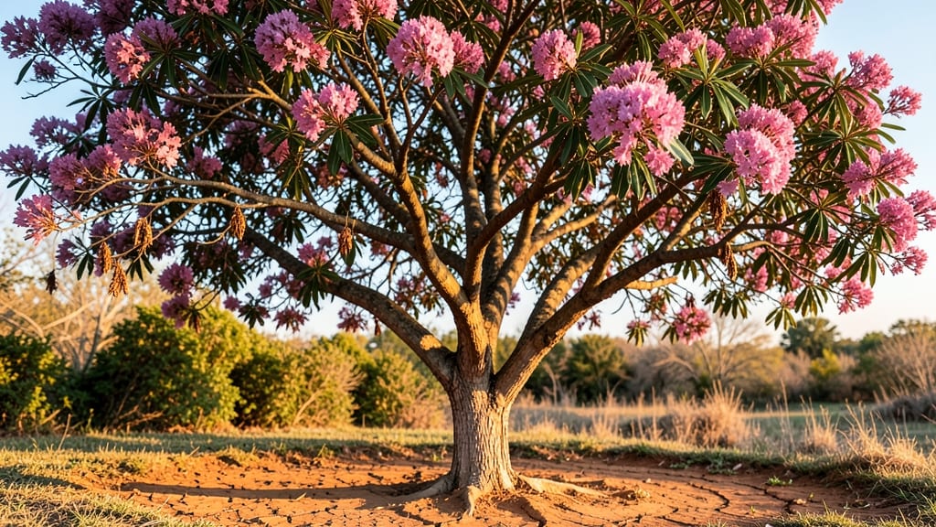 Crape Myrtle Pink Flowering Trees