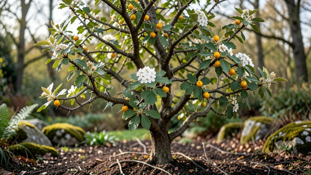 Thorn Tree With Yellow Fruit: Cold-Hardy Evergreen for Year-Round Privacy