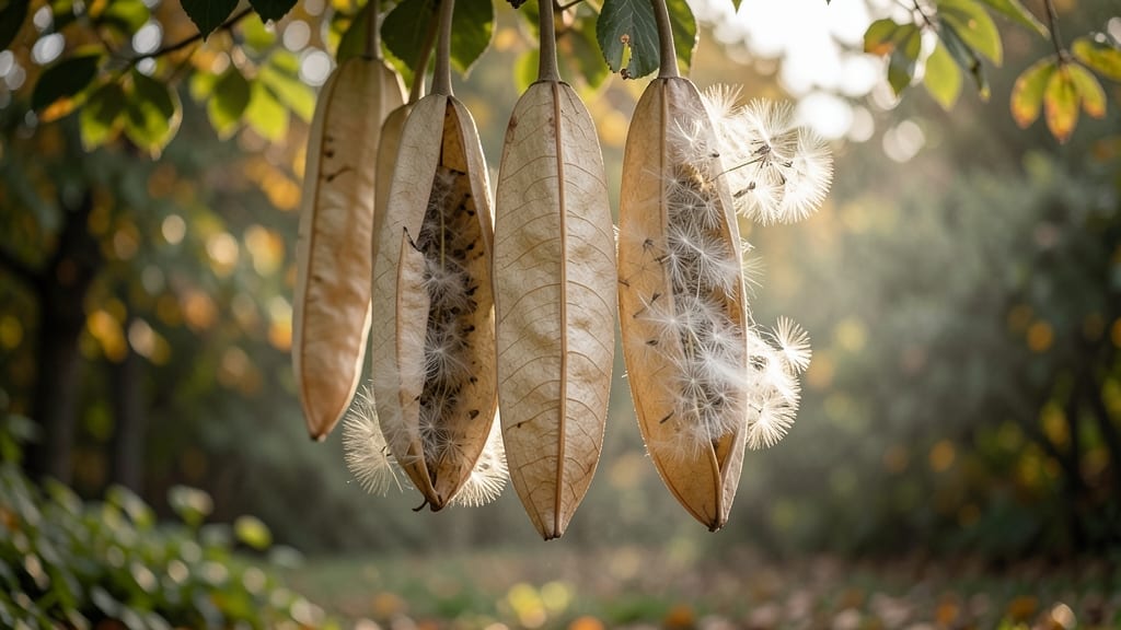 Catalpa Balloon-Like Seed Pods