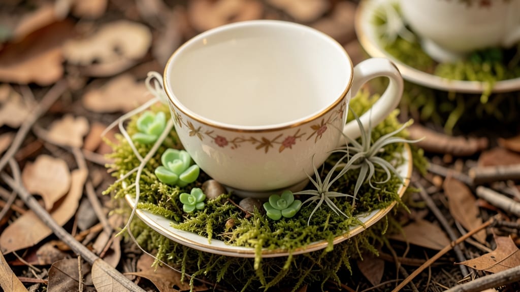 DIY Teacup Fairy Garden