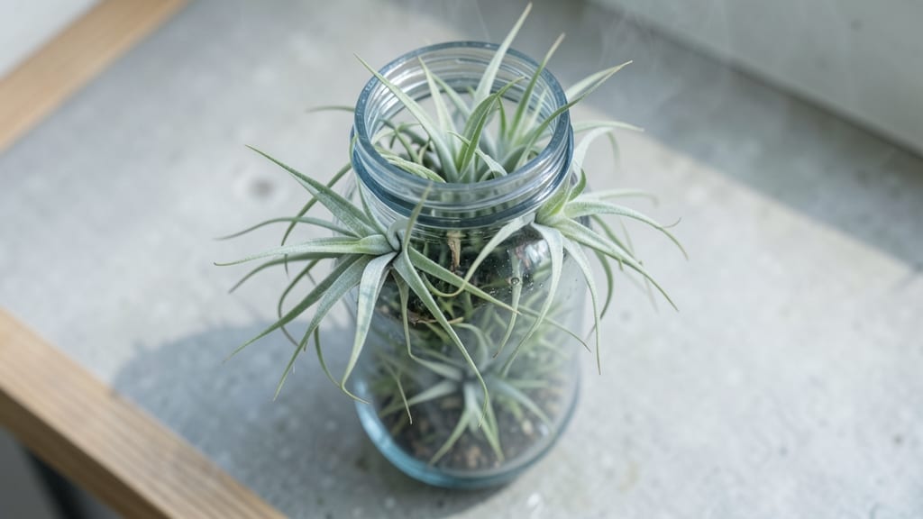 Plastic Bottle Terrarium with Air Plants