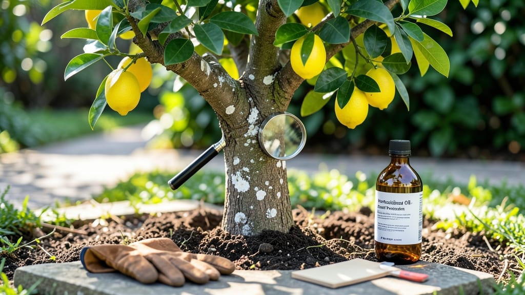 Lemon Tree White Spots on Trunk: Fungal Blight Cure in 3 Steps