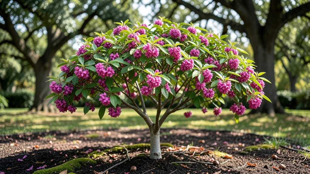 Tree With Little Pink Flowers: Fragrant Spring Canopy for Pollinator Gardens