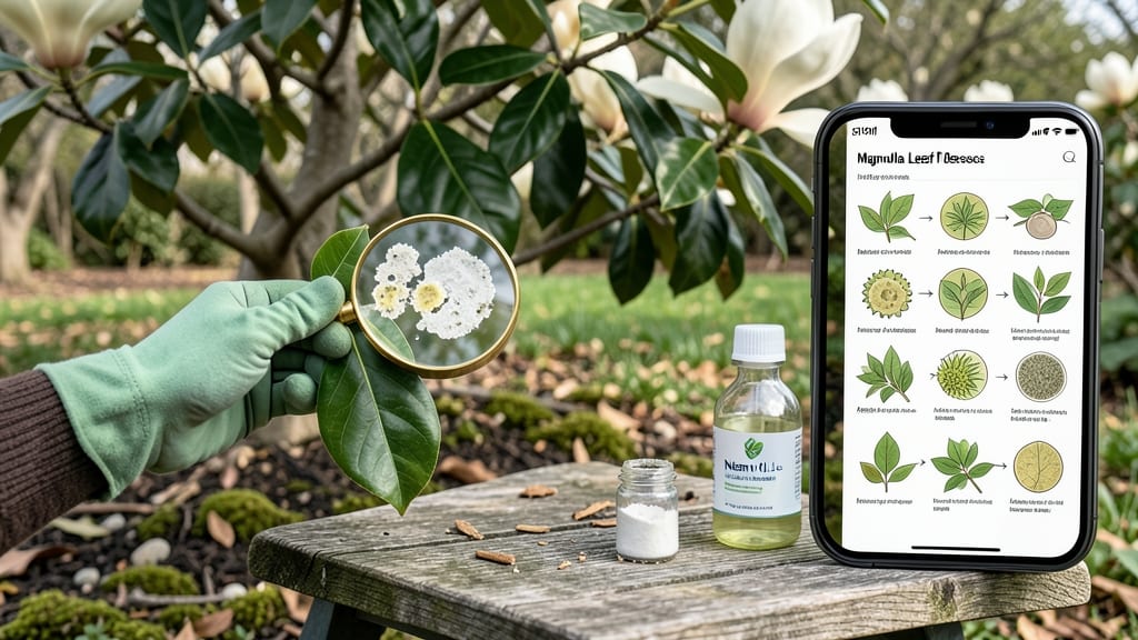 Magnolia Tree White Spots on Leaves: Fungal Blight Diagnosis and Organic Cure Guide