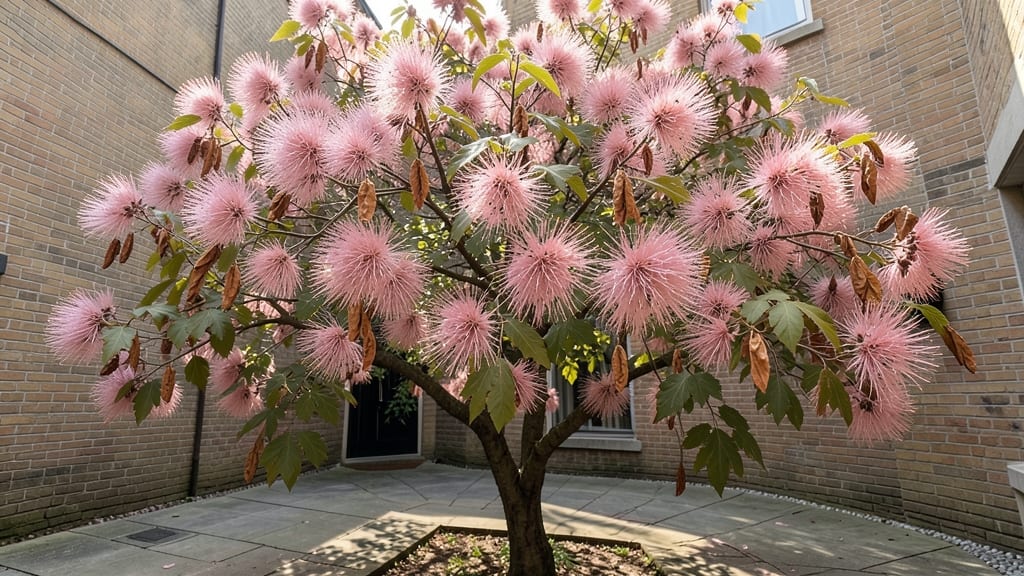 Pink Smoke Tree's Floral Clouds