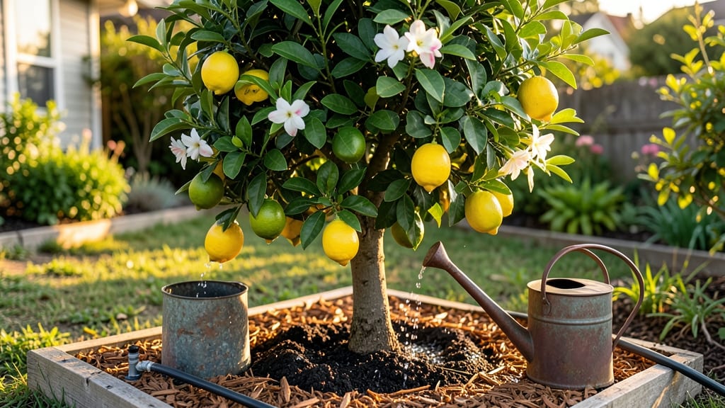 Citrus Tree Irrigation: Deep Root Watering Schedule for Year-Round Fruit Health