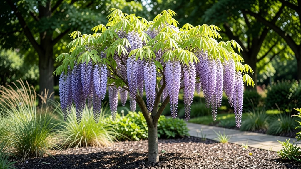 Amethyst Falls Wisteria Tree Form: Pruning Guide for Sky-High Blooms