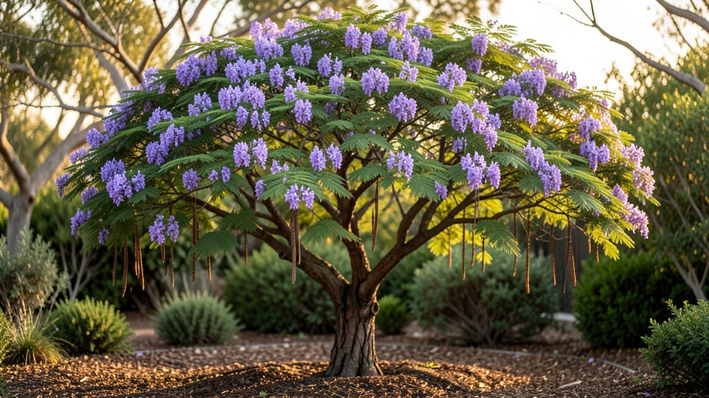 What Does a Jacaranda Tree Look Like: Leaf Shape, Flower Clusters, and Bark Details Explained