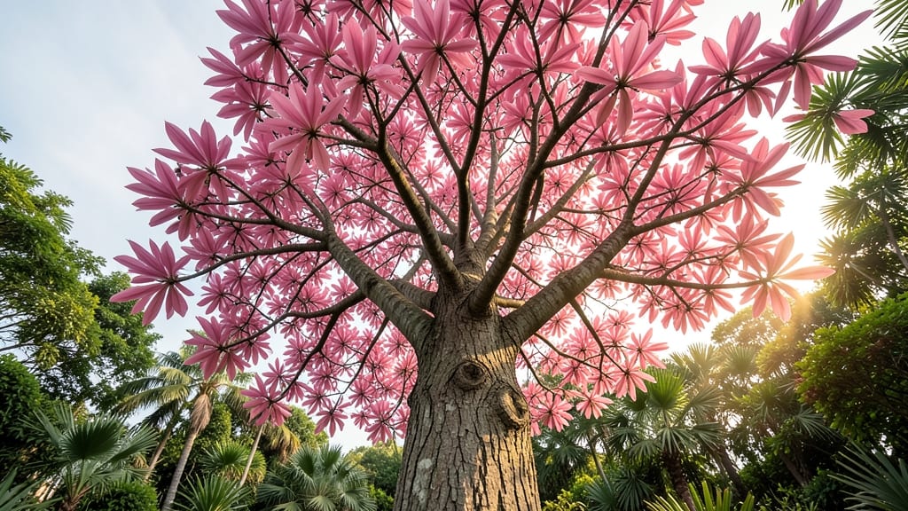 Empress Tree with Pink Leaves