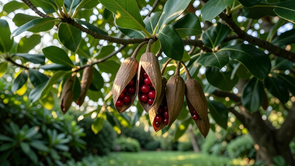 Magnolia Cone-Shaped Seed Pods