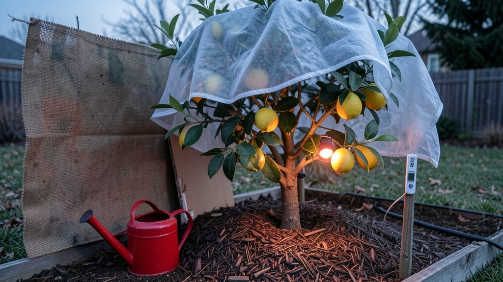 How to Protect a Lemon Tree from Frost: Layered Insulation That Saves Your Citrus
