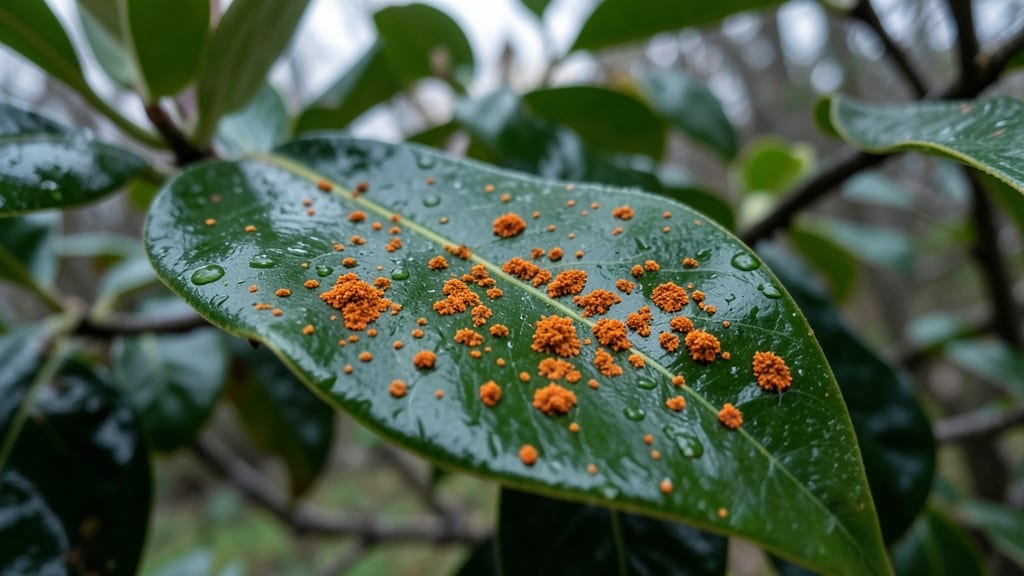Orange-Rust Colored Spots