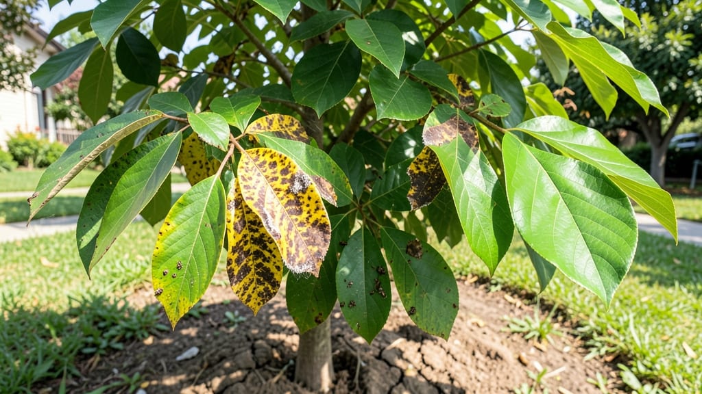 Chinese Pistache Tree Problems: Root Rot Rescue and Leaf Spot Cures
