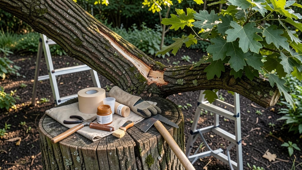 Split Tree Branch Repair: 3-Step Fix for Stronger Wood Without Splitting Further