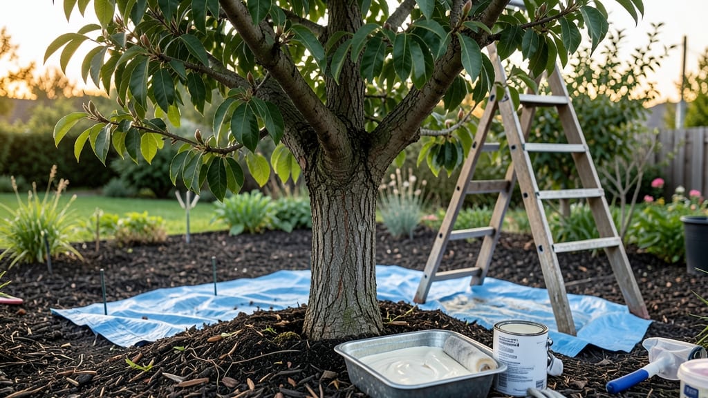 Fruit Tree Paint Recipe: Non-Toxic Bark Shield Against Sunburn and Pests