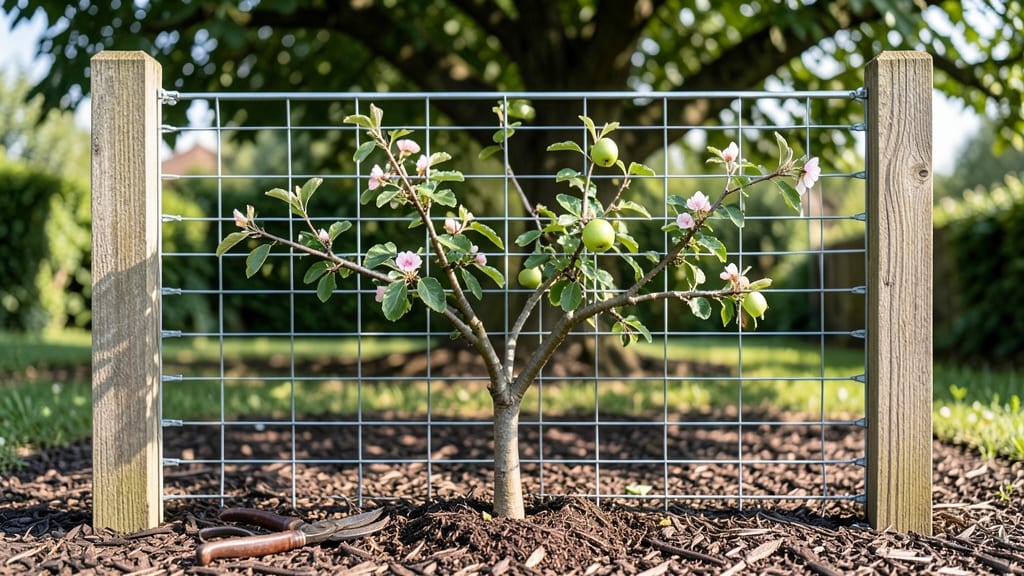 Espalier Apple Tree Trellis: Artisan Orchard Design in Compact Space