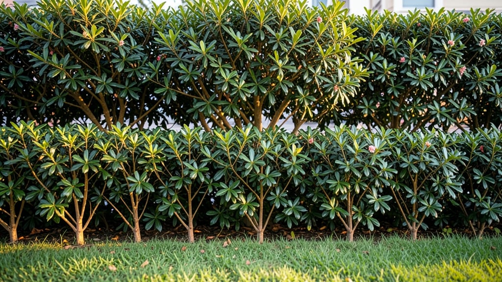 Layered Strawberry Tree Privacy Screen