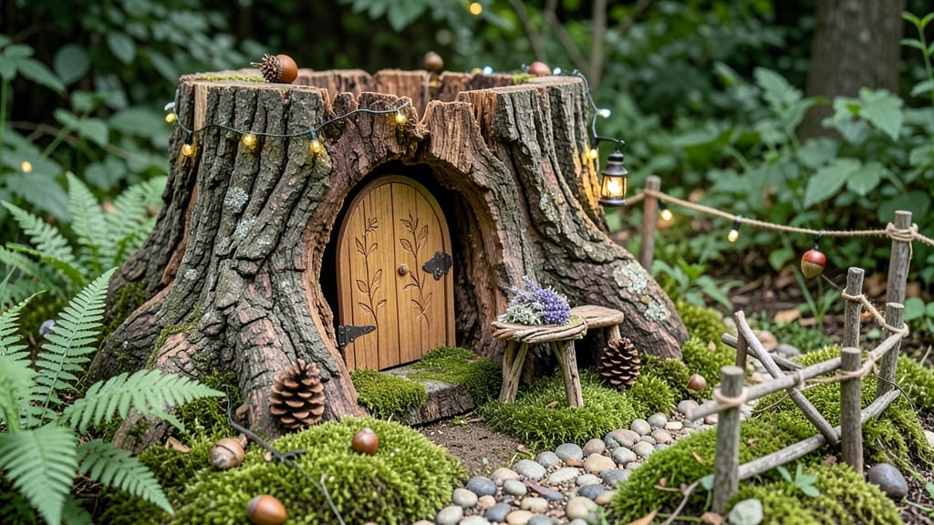 Fairy House Out of Tree Stump: Step-by-Step Crafting Guide Using Natural Materials