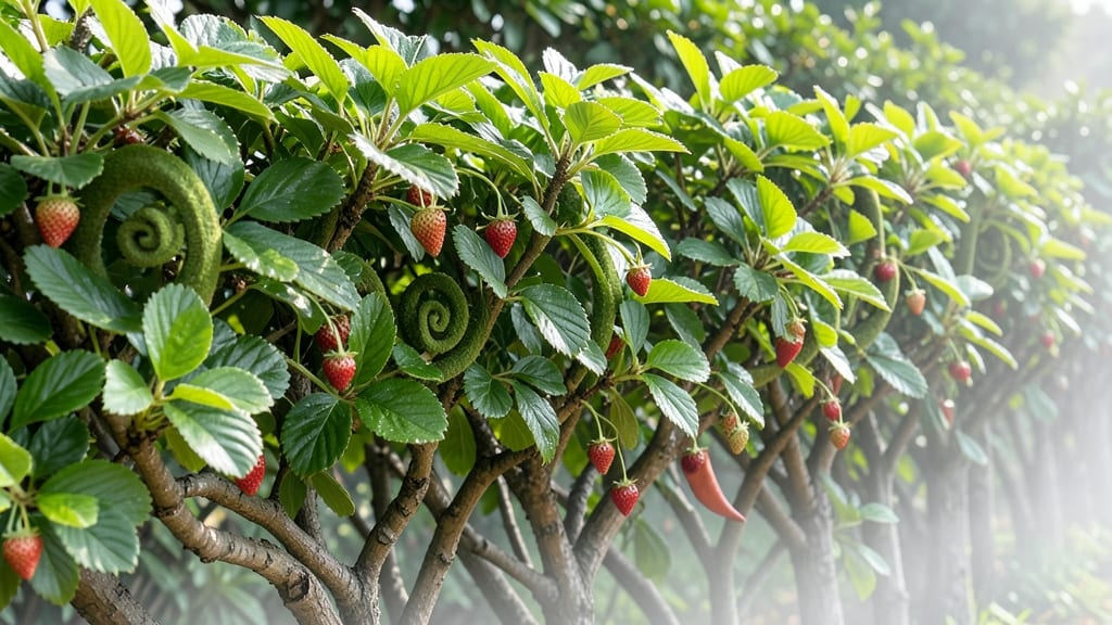 Topiary Strawberry Tree Hedge